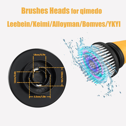 8-in-1 Replacement Brush Heads Qimedo