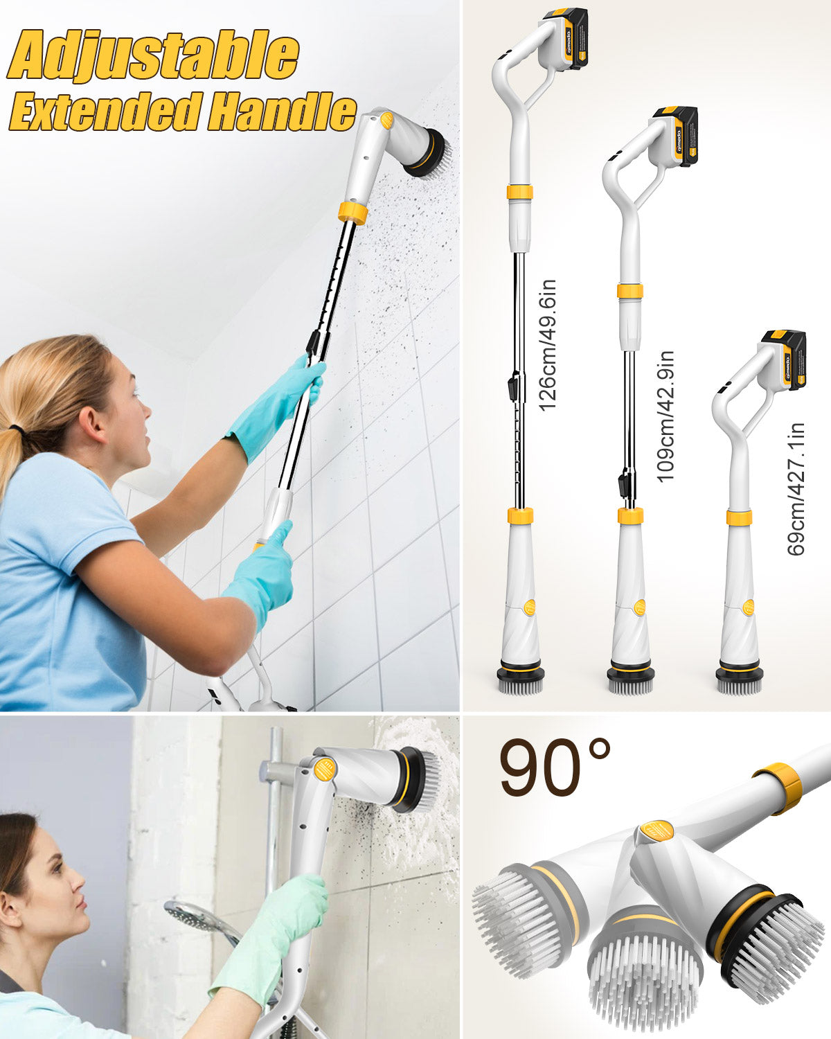Q2 Pro Electric Spin Scrubber Qimedo