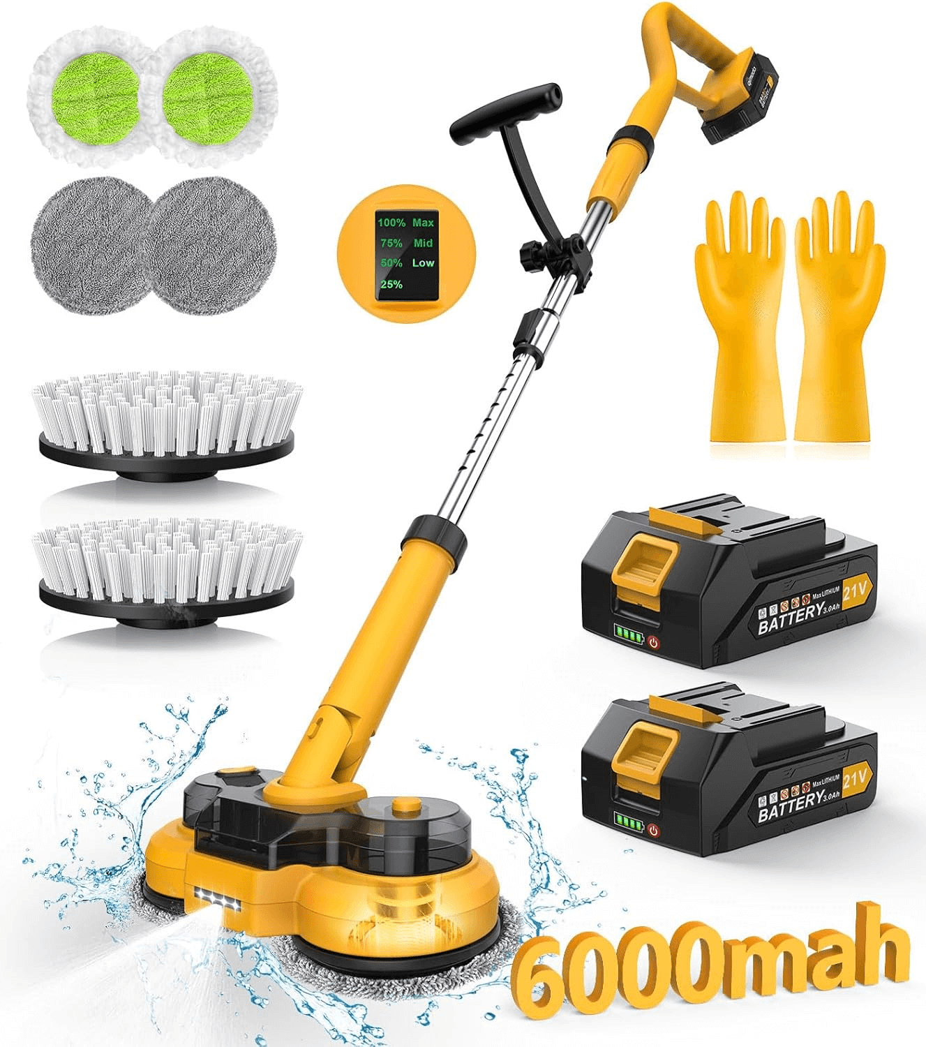 Adjustable Cleaning Handle Qimedo