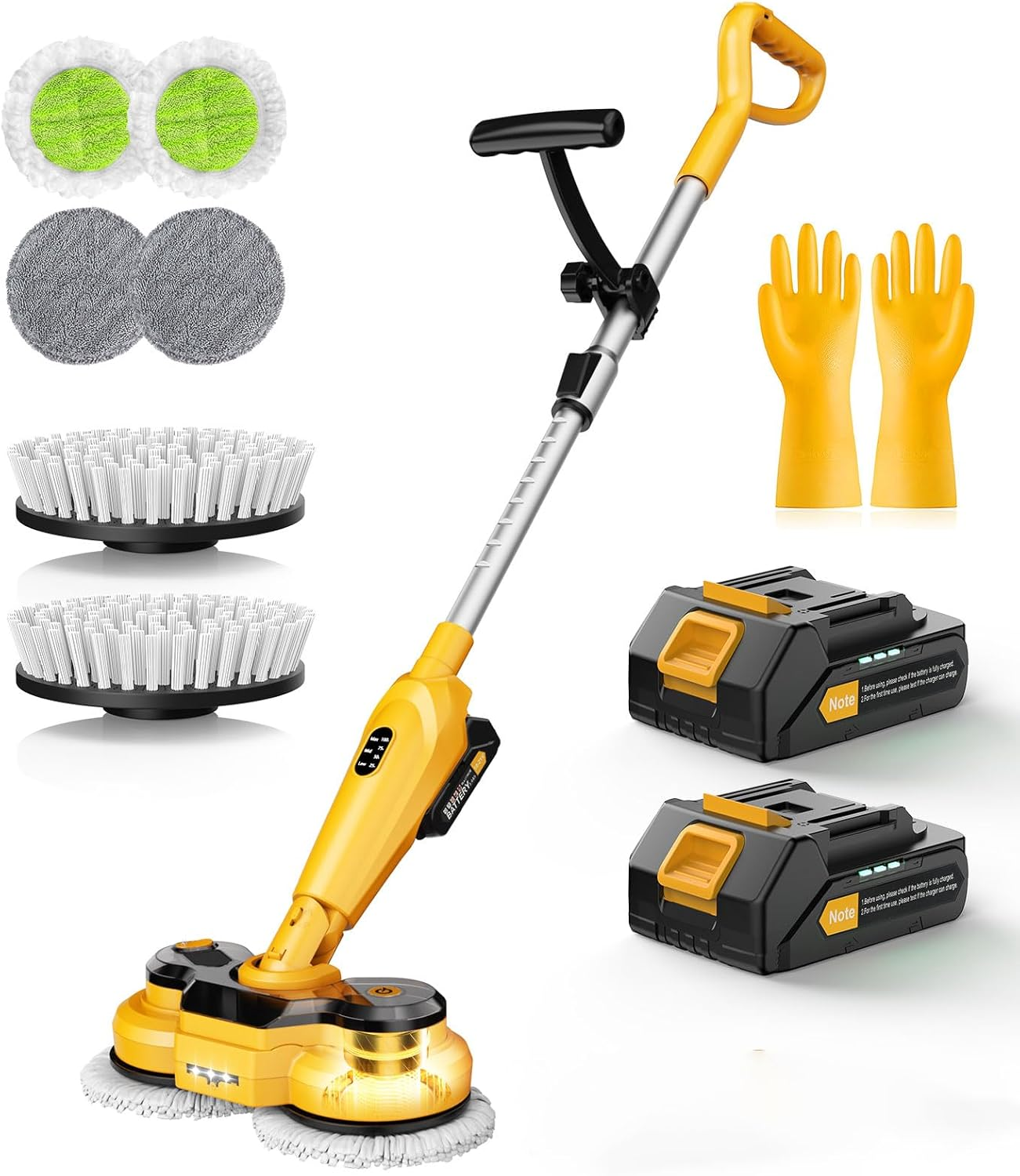 6000mAh Battery Cordless Electric Mop M3 Pro Qimedo