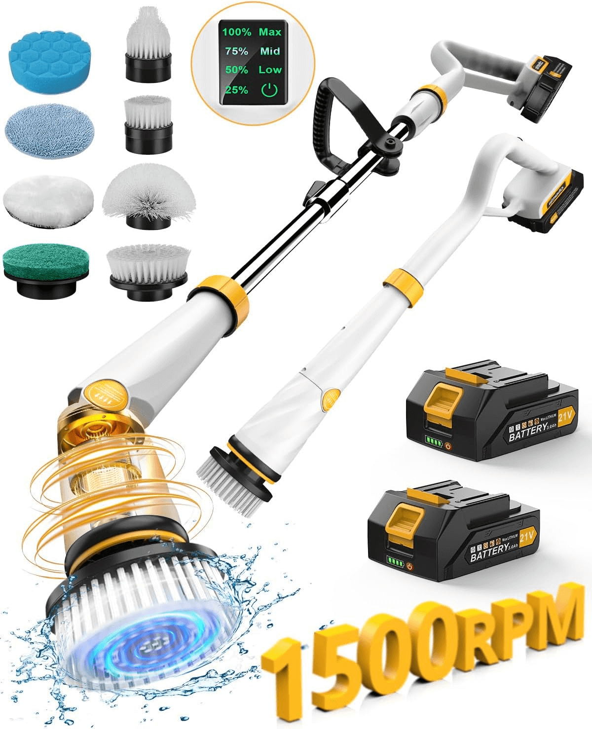 Adjustable Cleaning Handle Qimedo