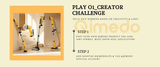 Qimedo Creator Challenge – share creative cleaning content with Qimedo products